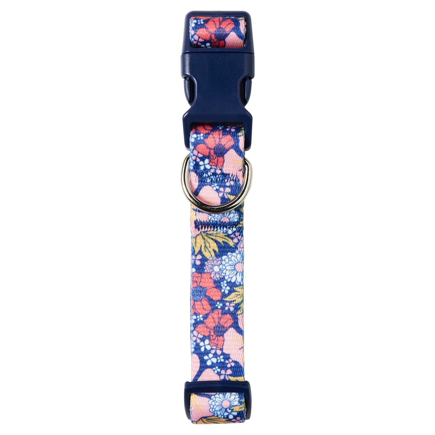 slide 1 of 1, Meijer Dog Collar Multi-Colored Floral M, MED