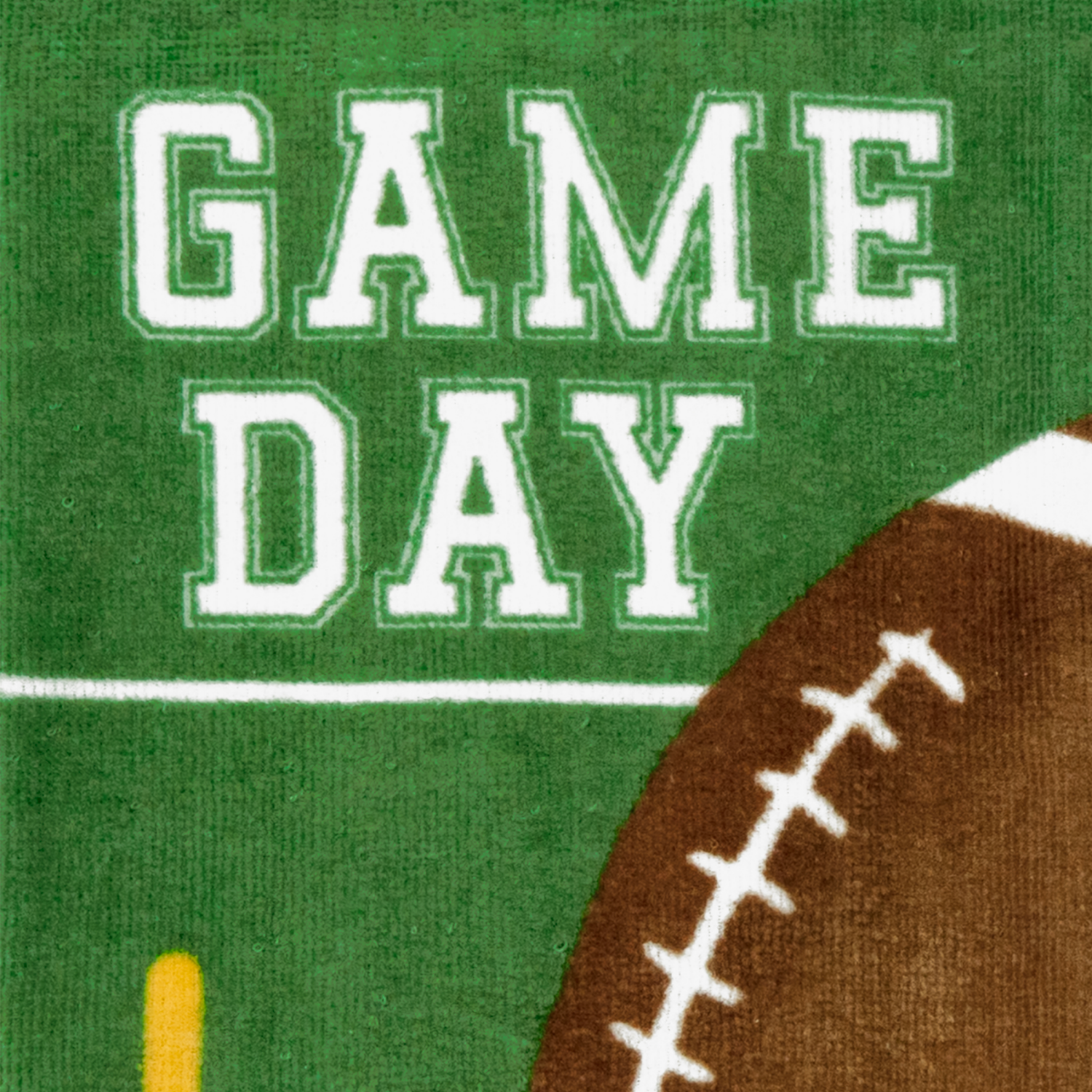 slide 2 of 2, ESSENTIAL M M Essentials Game Day Football Fiber Reactive Kitchen Towel, 16 in x 25 in, 16 in x 25 in