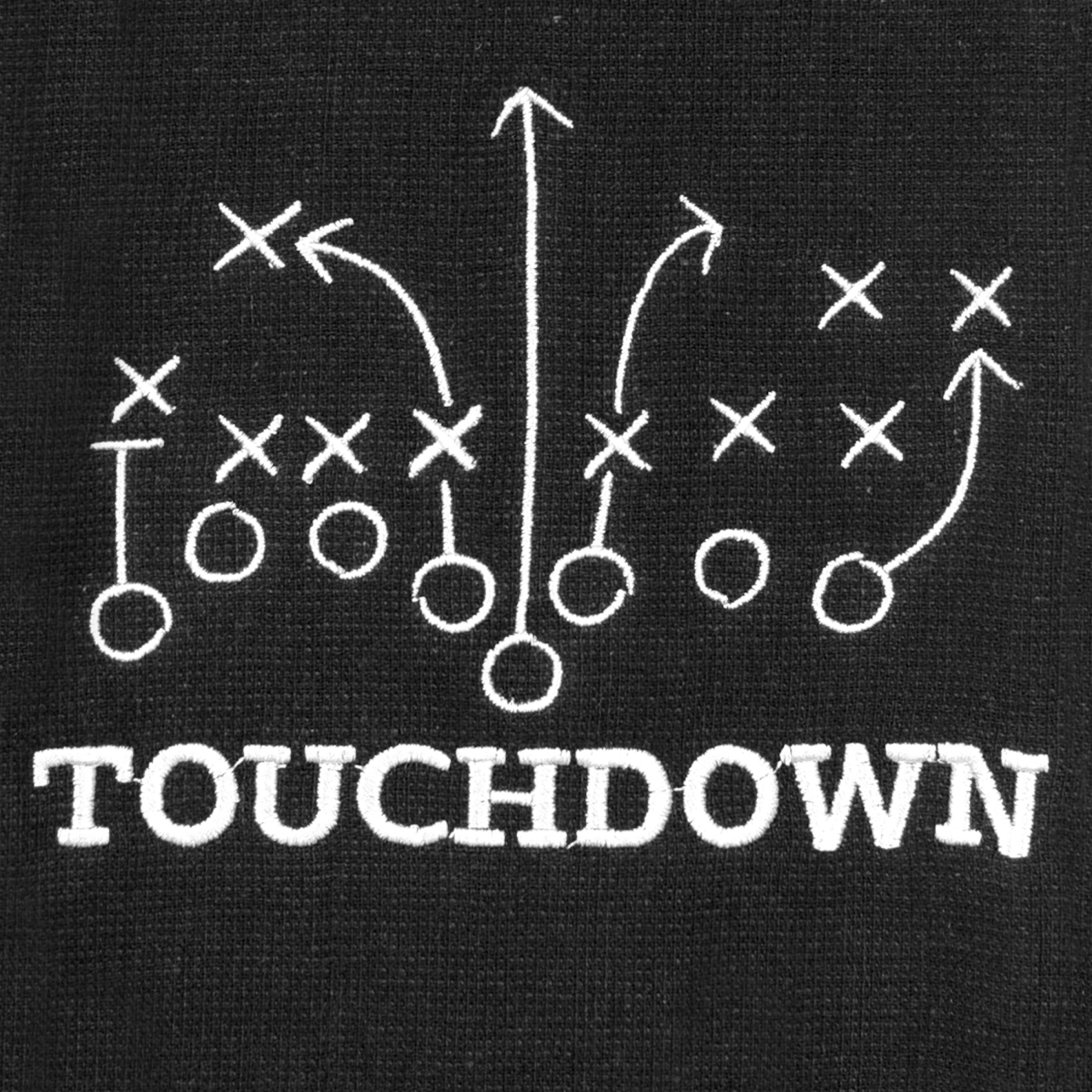 slide 2 of 2, ESSENTIAL M M Essentials Game Play Embroidered Print Dual Kitchen Towel with Fringe, 16 in x 26 in, 16 in x 26 in