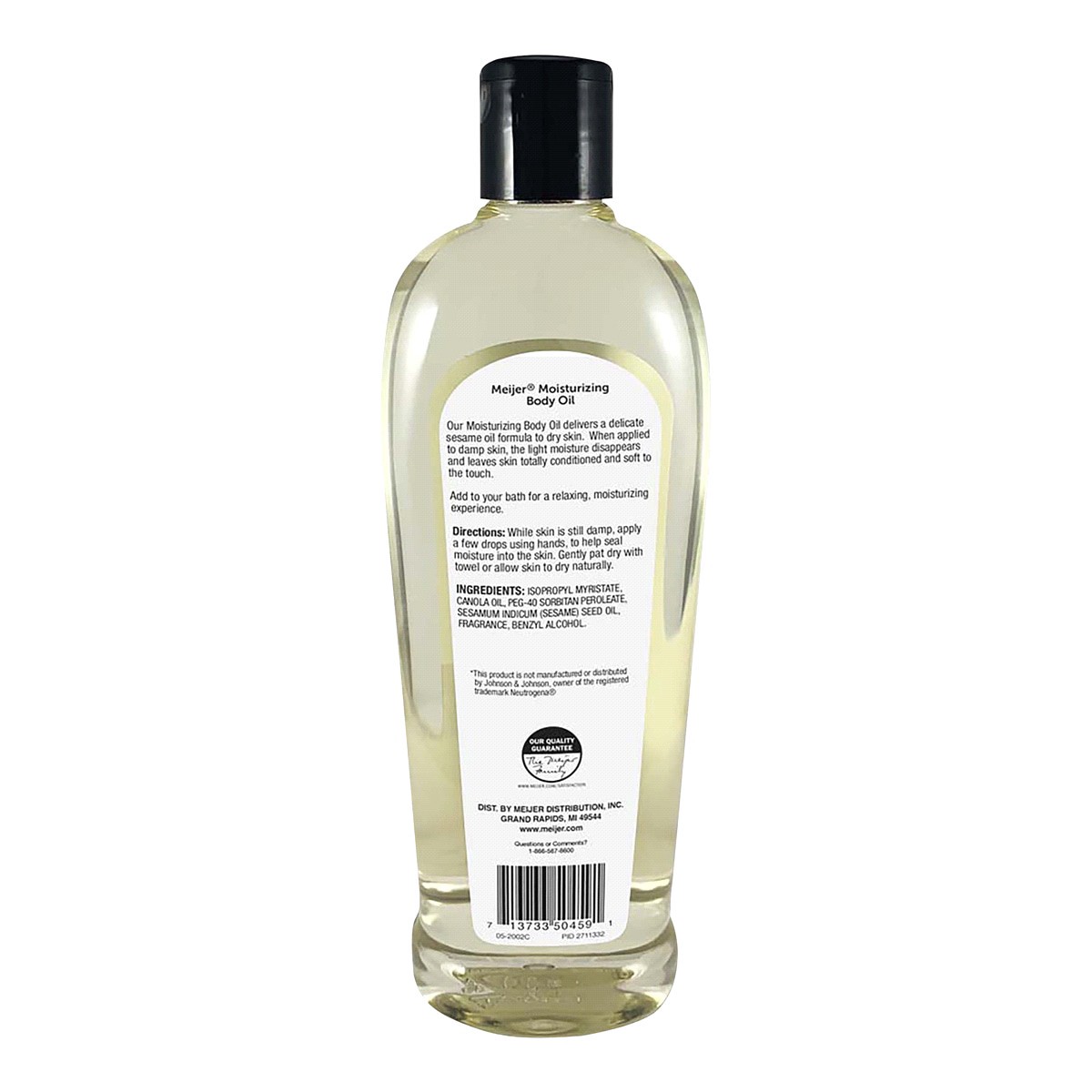 slide 3 of 5, Meijer Moisturizing Body Oil, 16 oz
