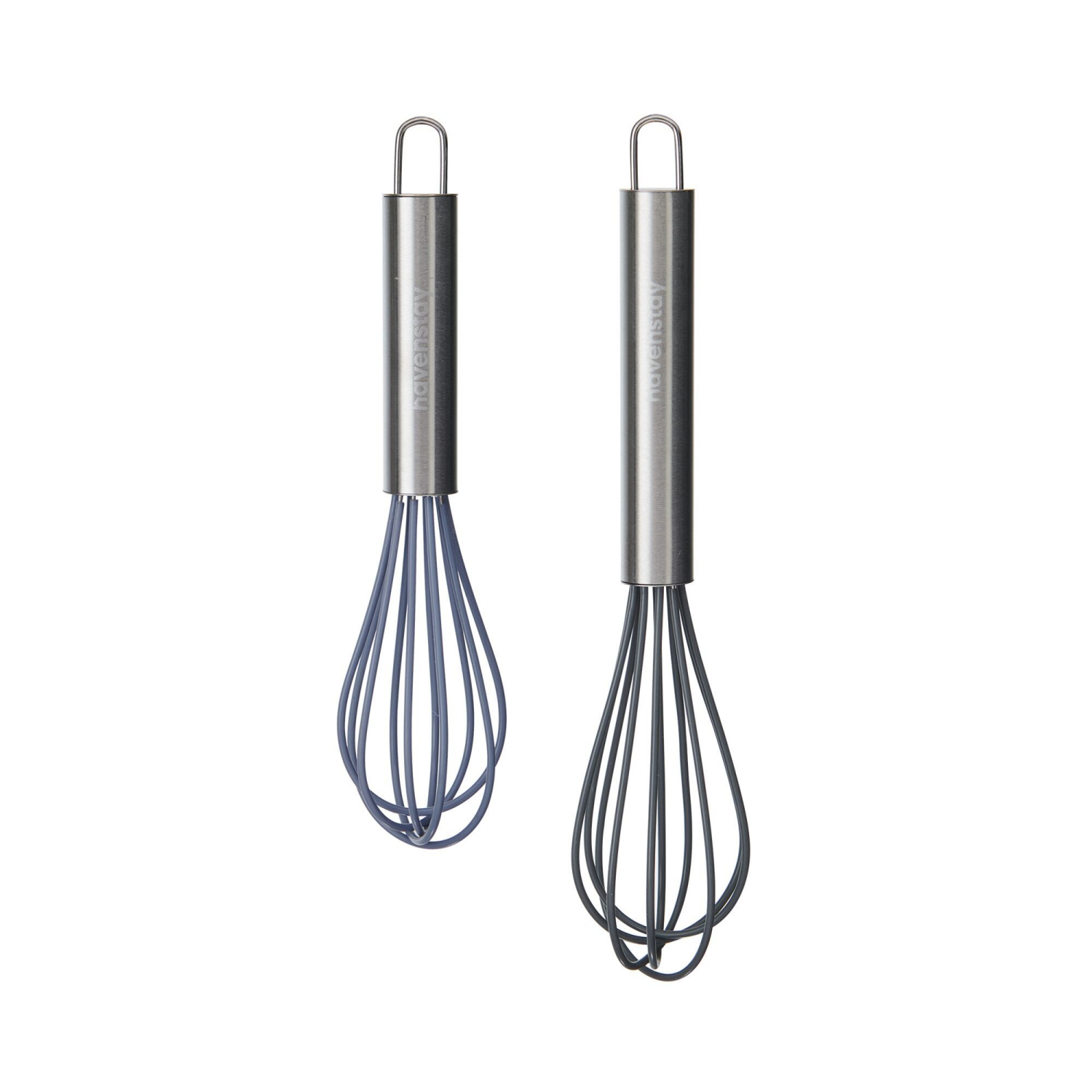 slide 2 of 2, Havenstay Mini Silicone Whisks 2Pc Assorted, 2 ct