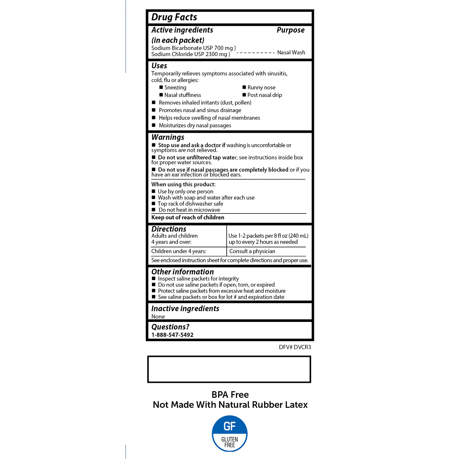 slide 3 of 4, Meijer Sinus Wash System with Soft Tip Squeeze Bottle, 1 Kit, 1 ct