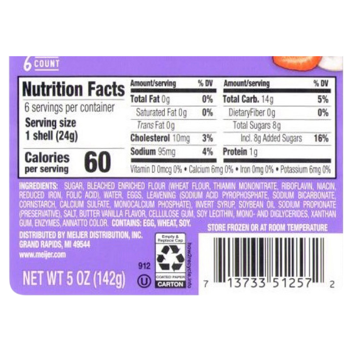 slide 3 of 4, Fresh From Meijer Dessert Shells, 6 ct