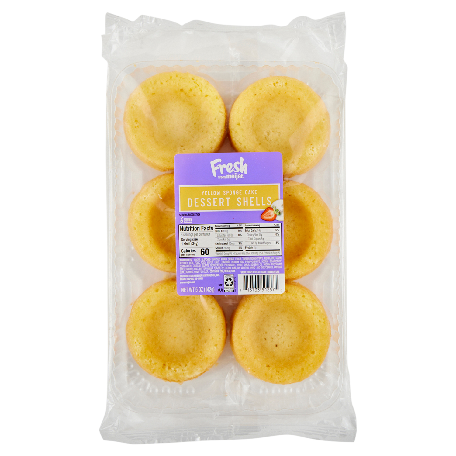 slide 1 of 4, Fresh From Meijer Dessert Shells, 6 ct