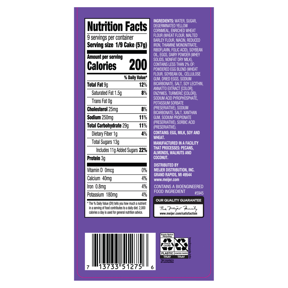 slide 3 of 4, Fresh From Meijer Cornbread, 18 oz