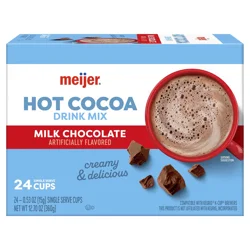 Meijer Hot Cocoa Pods, 24 Ct