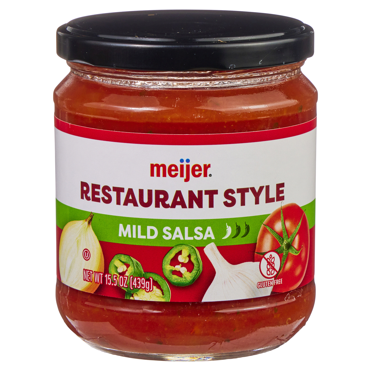 slide 1 of 5, Meijer Mild Salsa, Restaurant Style - 15.5 oz, 15.5 oz