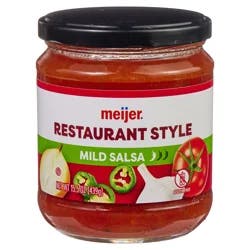Meijer Mild Salsa, Restaurant Style - 15.5 oz