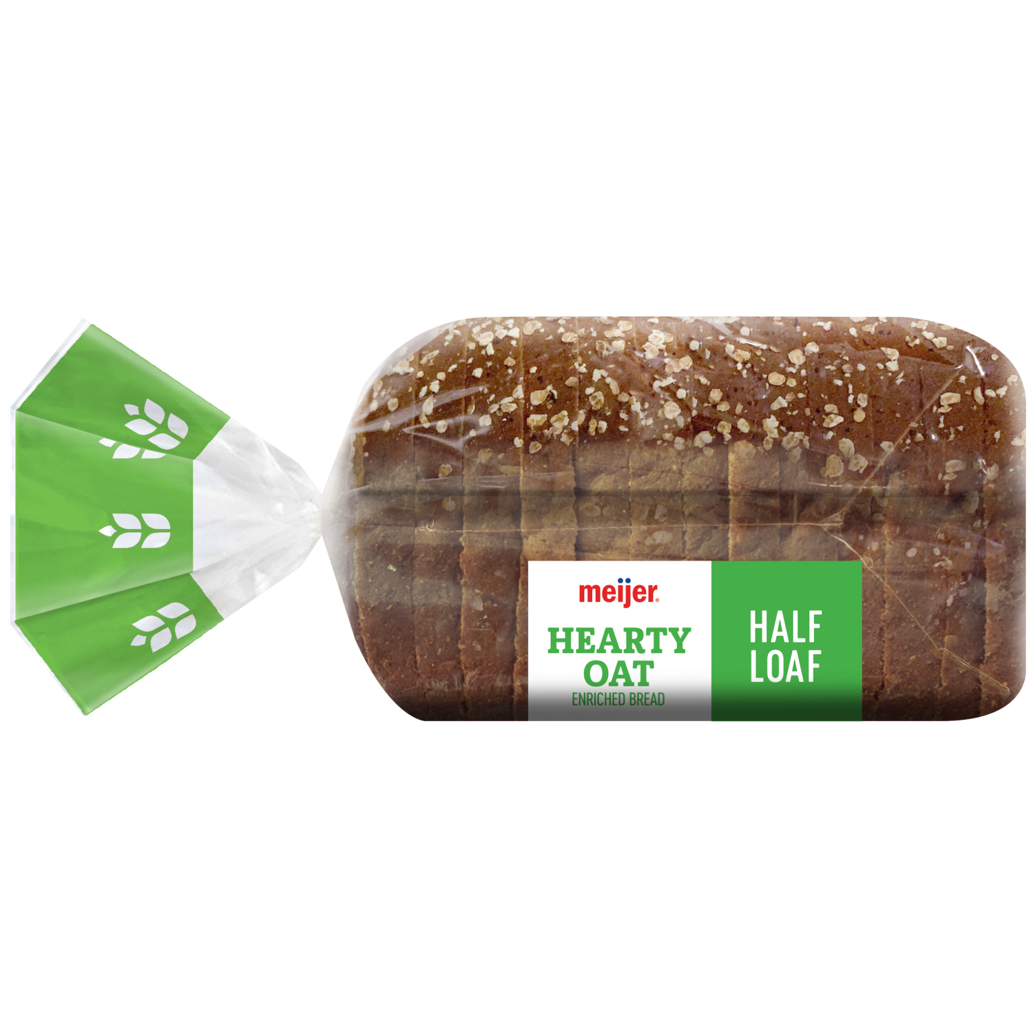 slide 4 of 8, Meijer Hearty Oat 1/2 Loaf, 12 oz