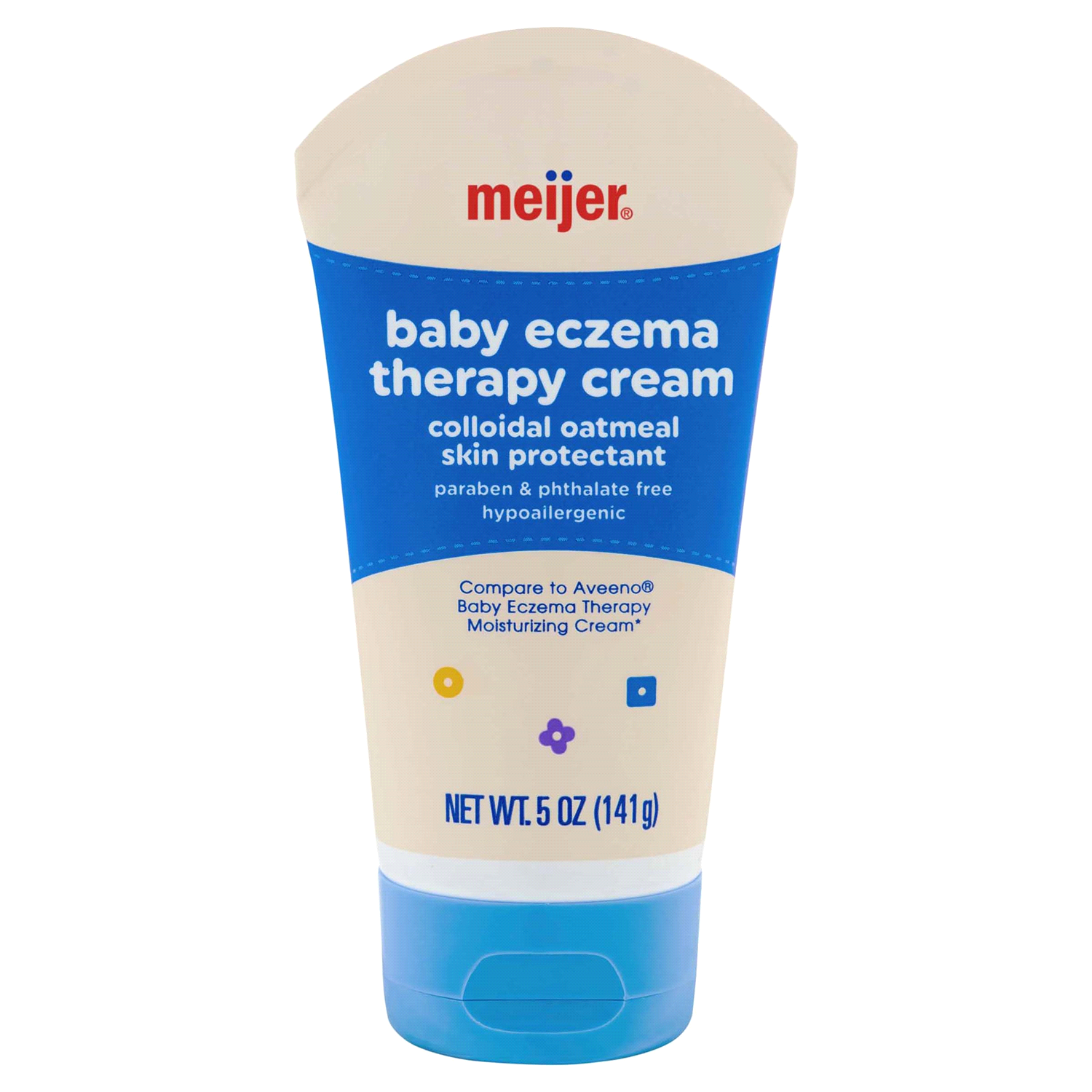 slide 1 of 2, Meijer Baby Eczema Therapy Cream, 5 oz