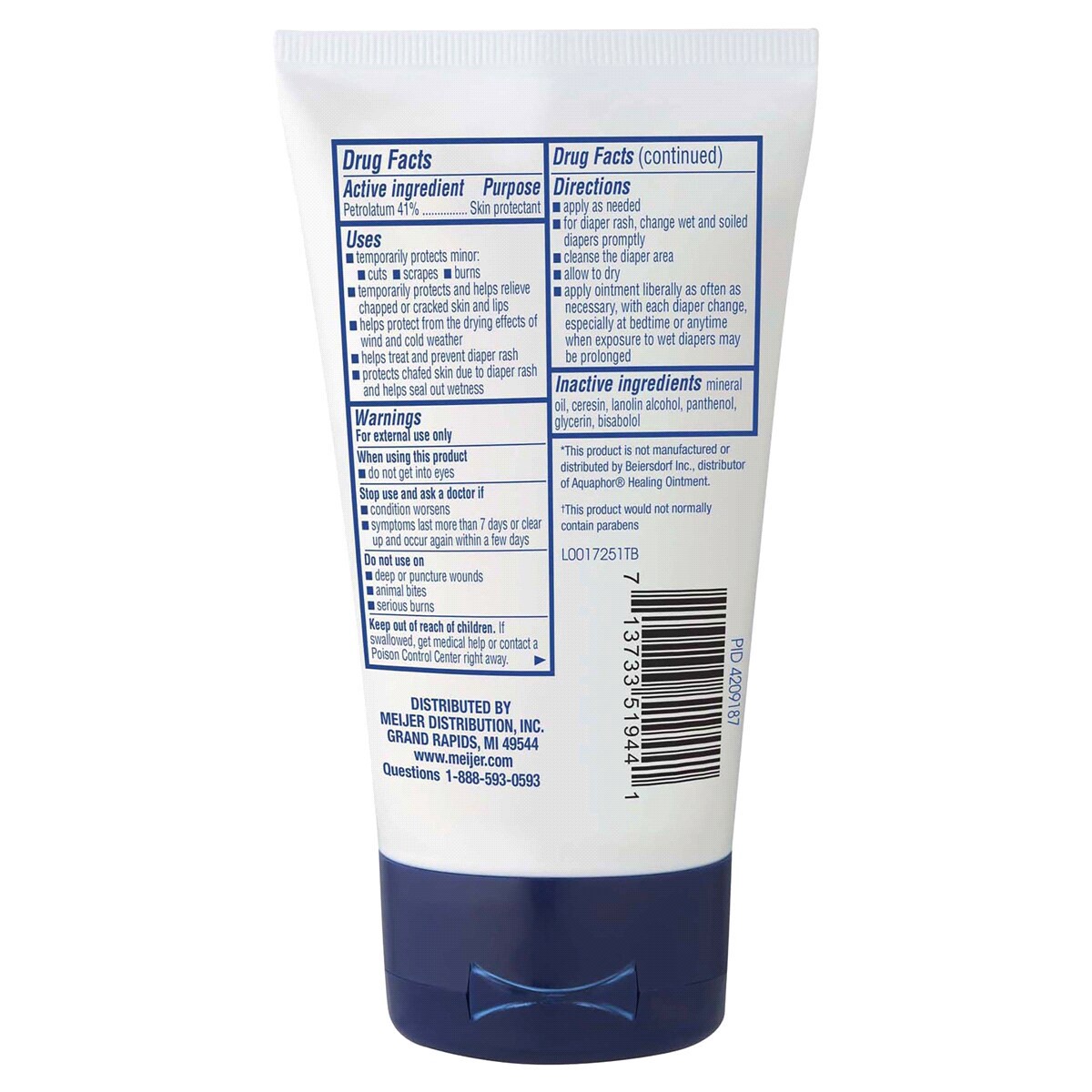 slide 2 of 2, Meijer Baby Healing Ointment, 3 oz