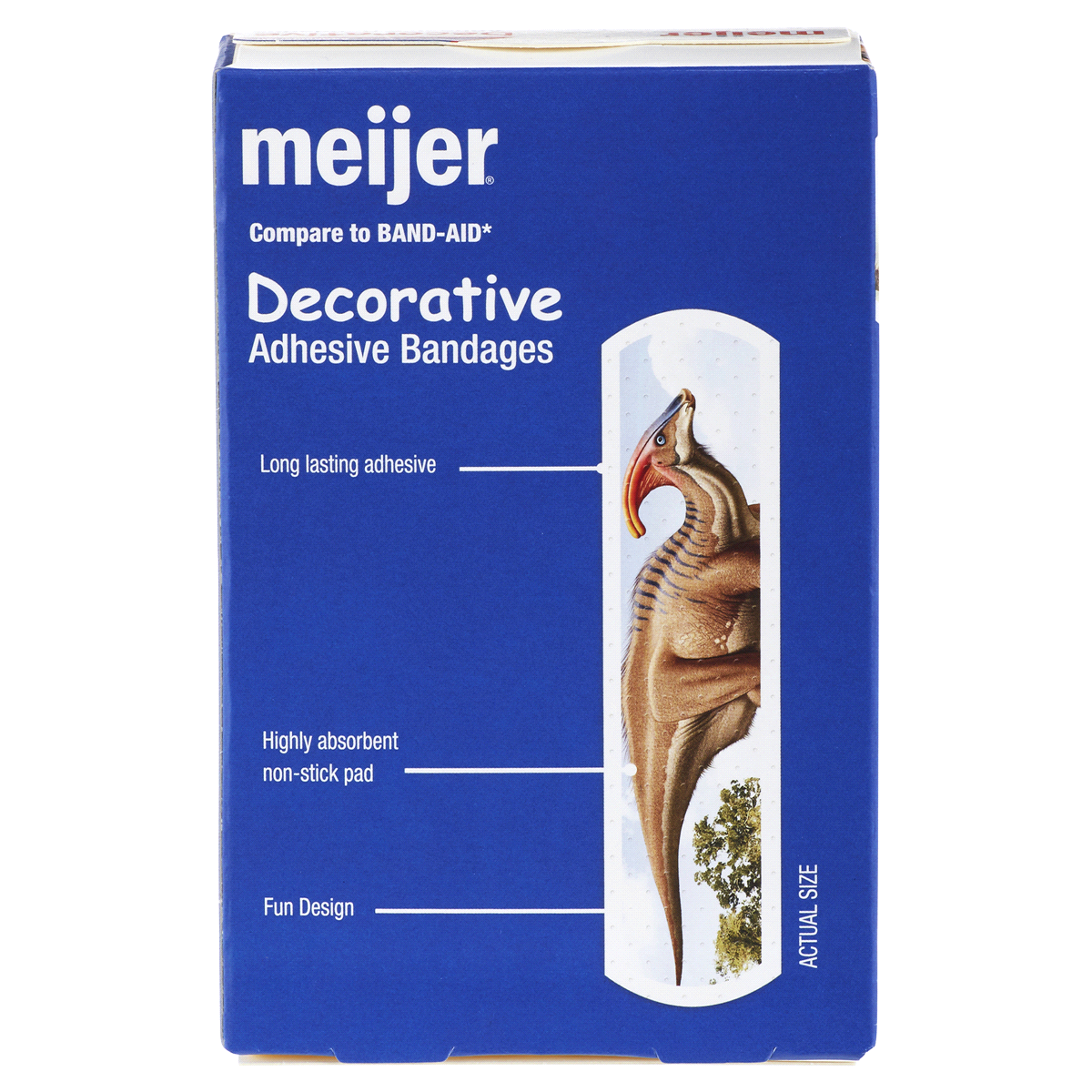 slide 4 of 4, Meijer Decorative Adhesive Bandages, Assorted Dinosaur, 20 ct