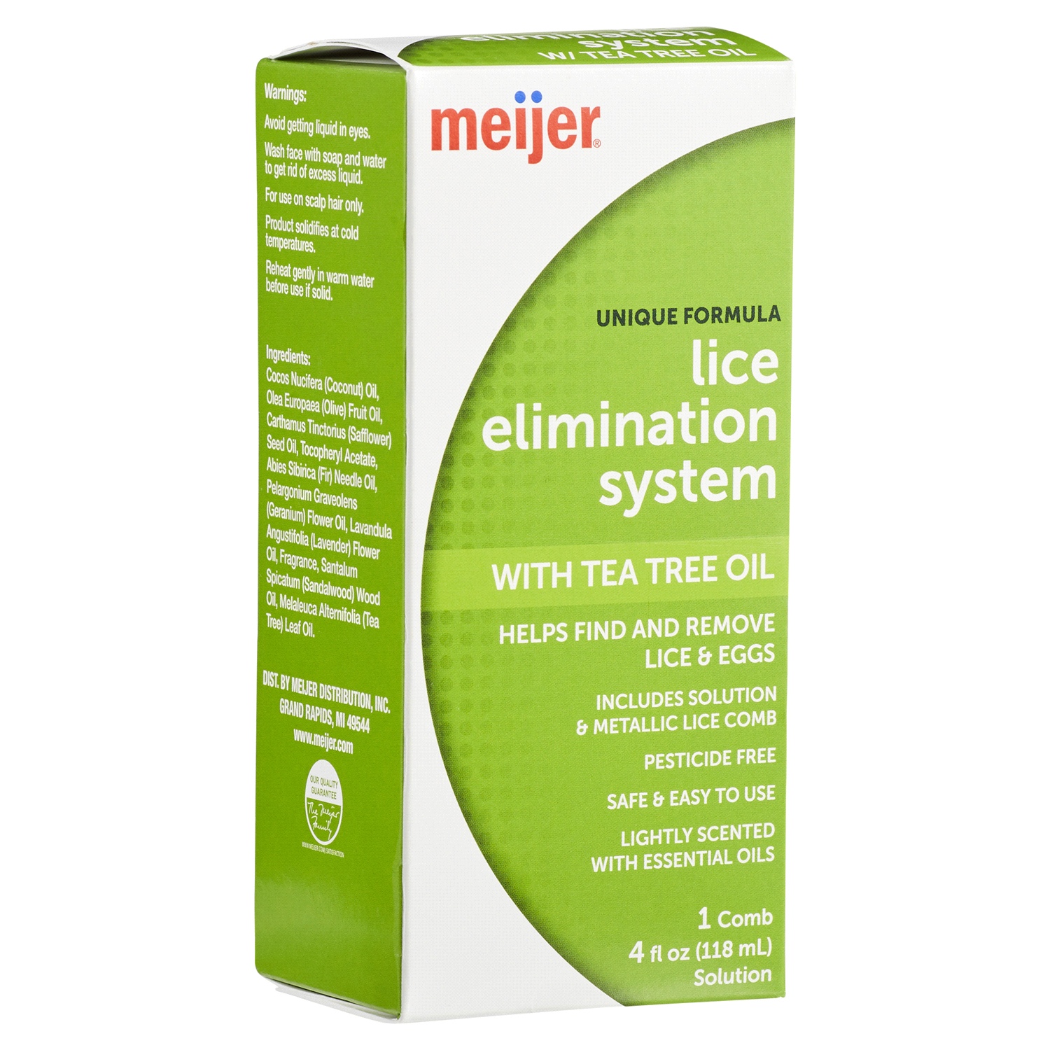 slide 4 of 5, Meijer Natural Lice Elimination System with Tea Tree Oil, 4 oz