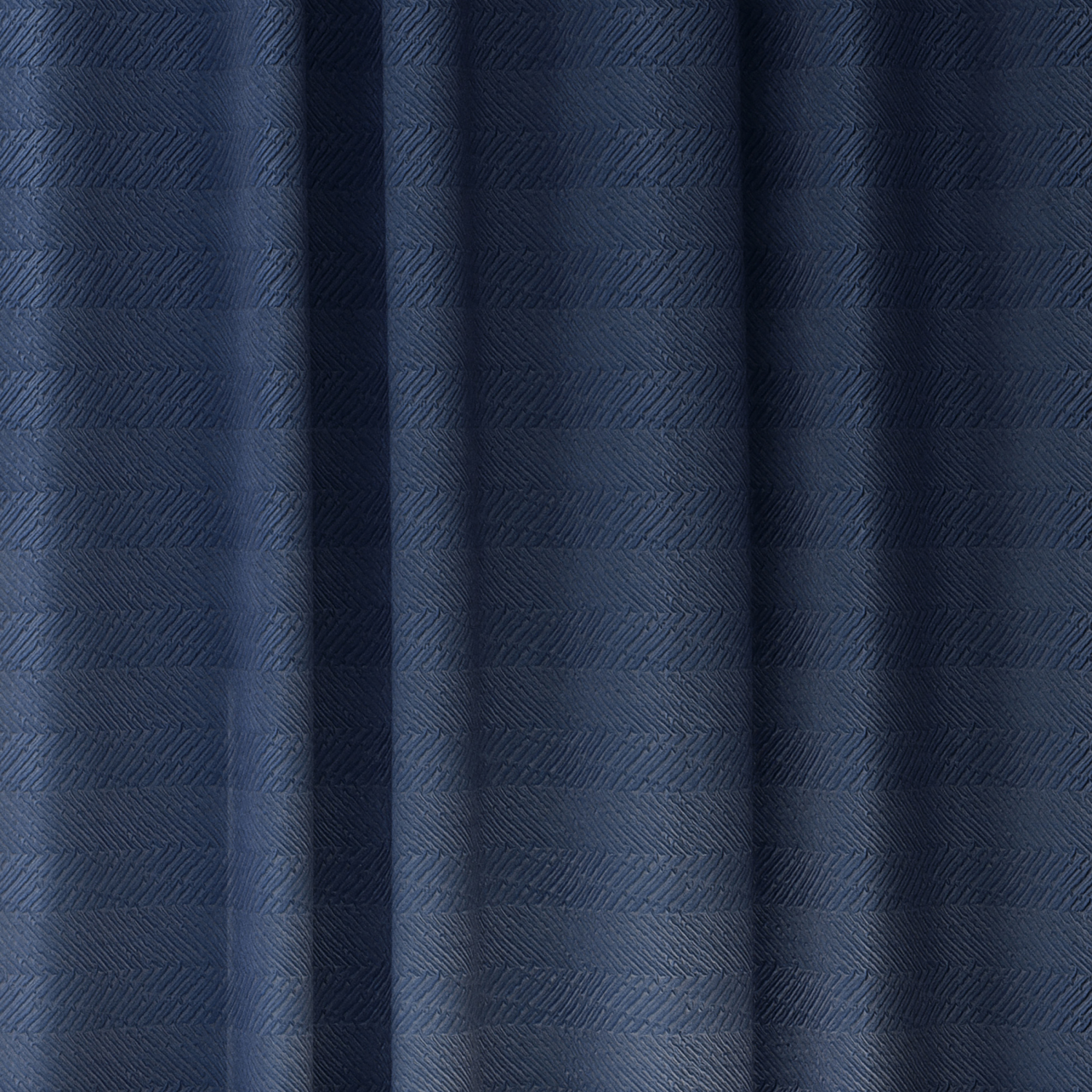 slide 2 of 5, Room & Retreat Farndale Fabric Embossed Shower Curtain, 70 in x 72 in, Blue, 70 in