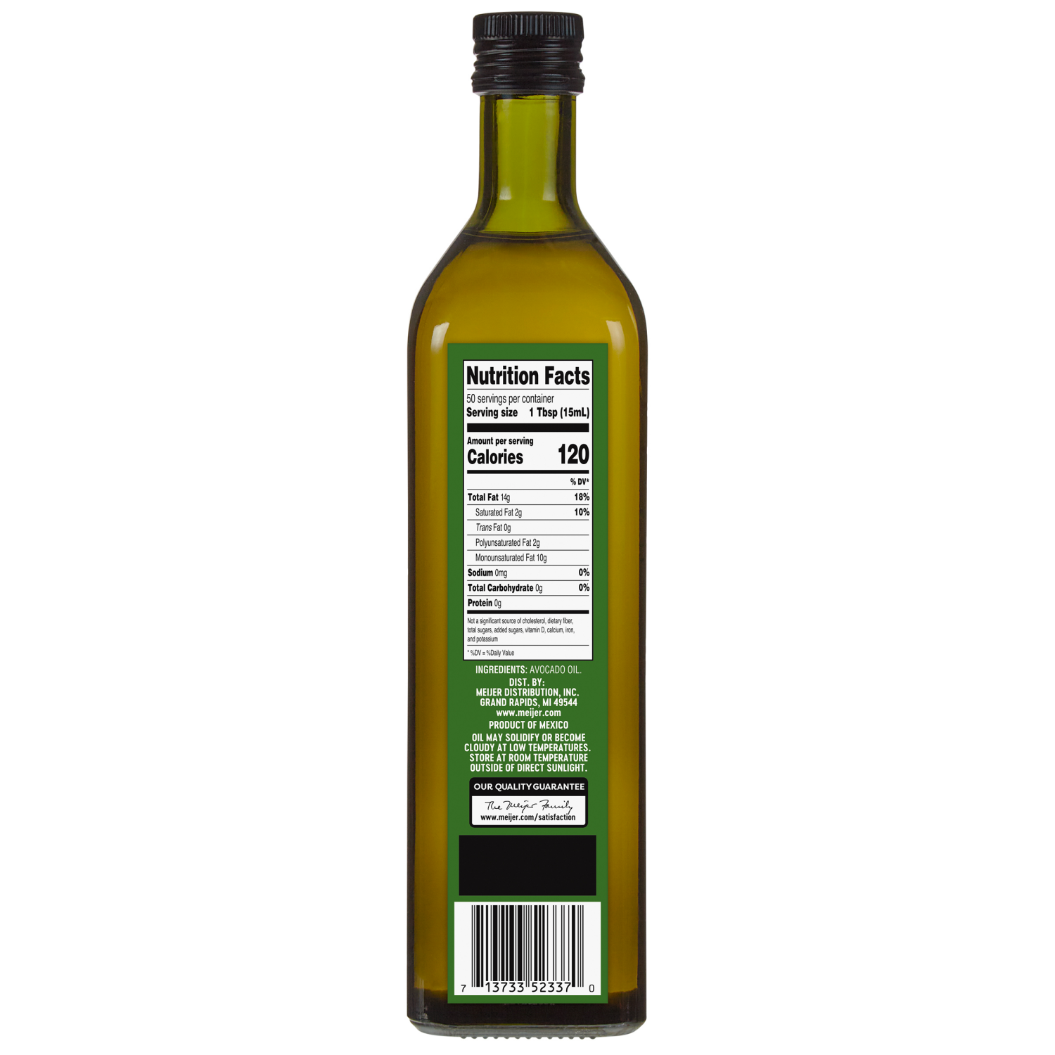 slide 2 of 2, Meijer Avocado Oil, 750 ml
