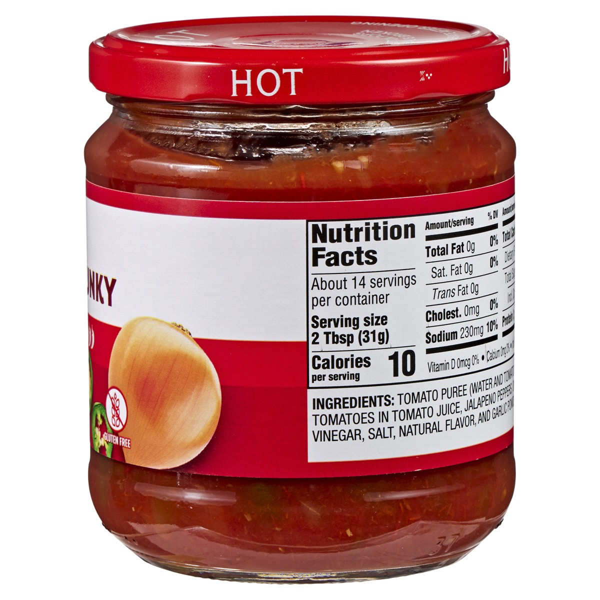slide 5 of 5, Meijer Hot Thick & Chunky Salsa, 15.5 oz