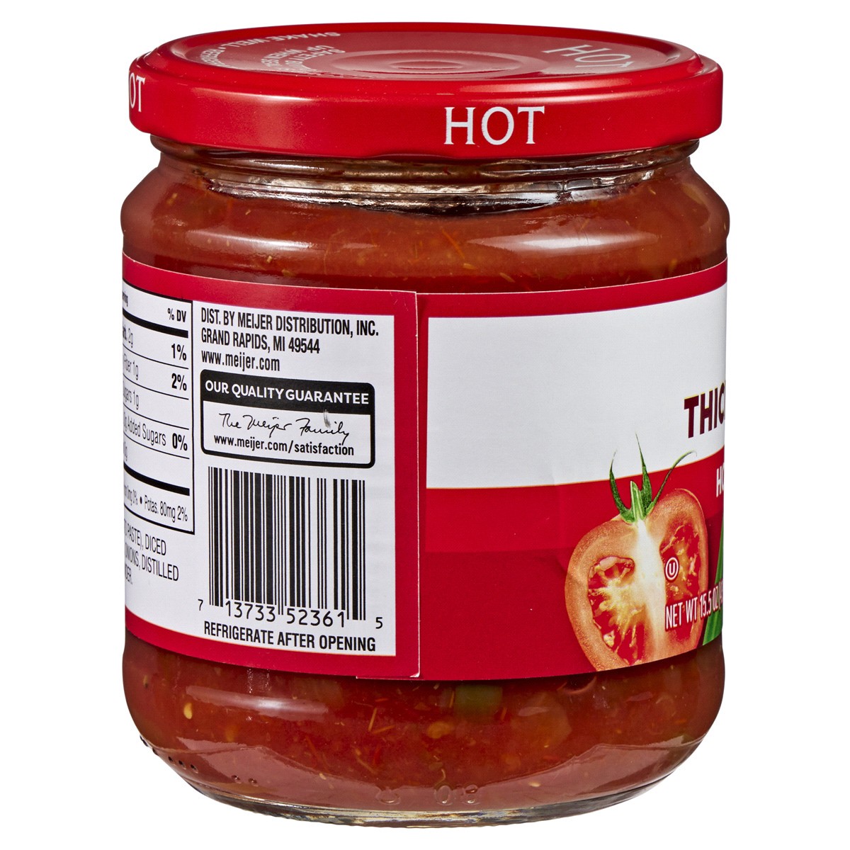 slide 4 of 5, Meijer Hot Thick & Chunky Salsa, 15.5 oz
