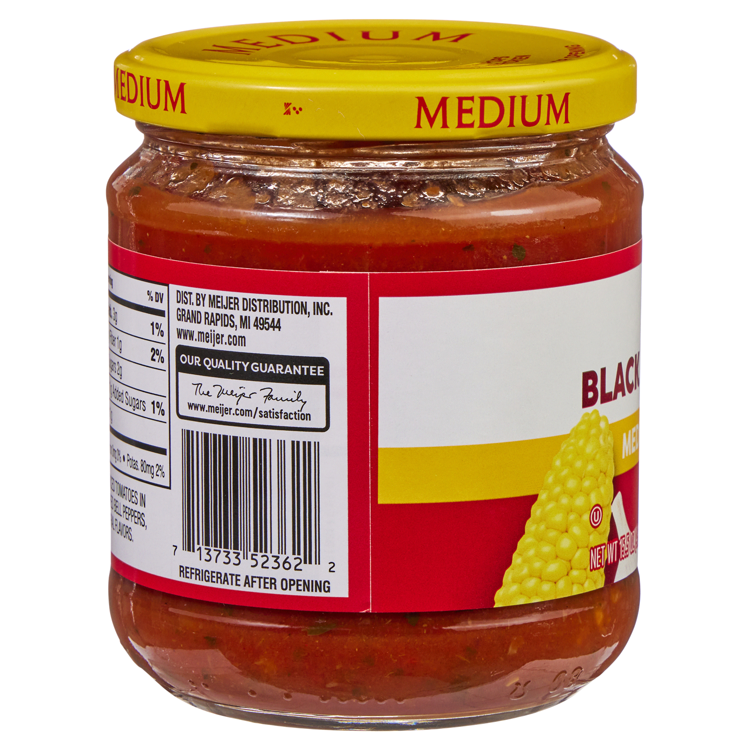 slide 2 of 5, Meijer Medium Black Bean & Corn Salsa, 15.50 oz, 15.5 oz