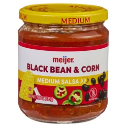 Meijer Medium Black Bean & Corn Salsa, 15.50 Oz
