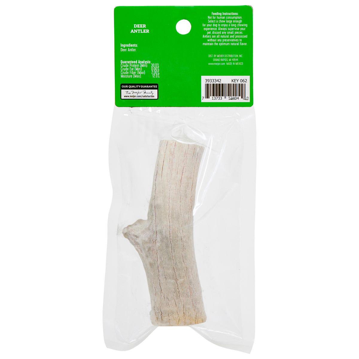 slide 2 of 3, Meijer Main Choice Antlerz Dog Chew, Large, LG