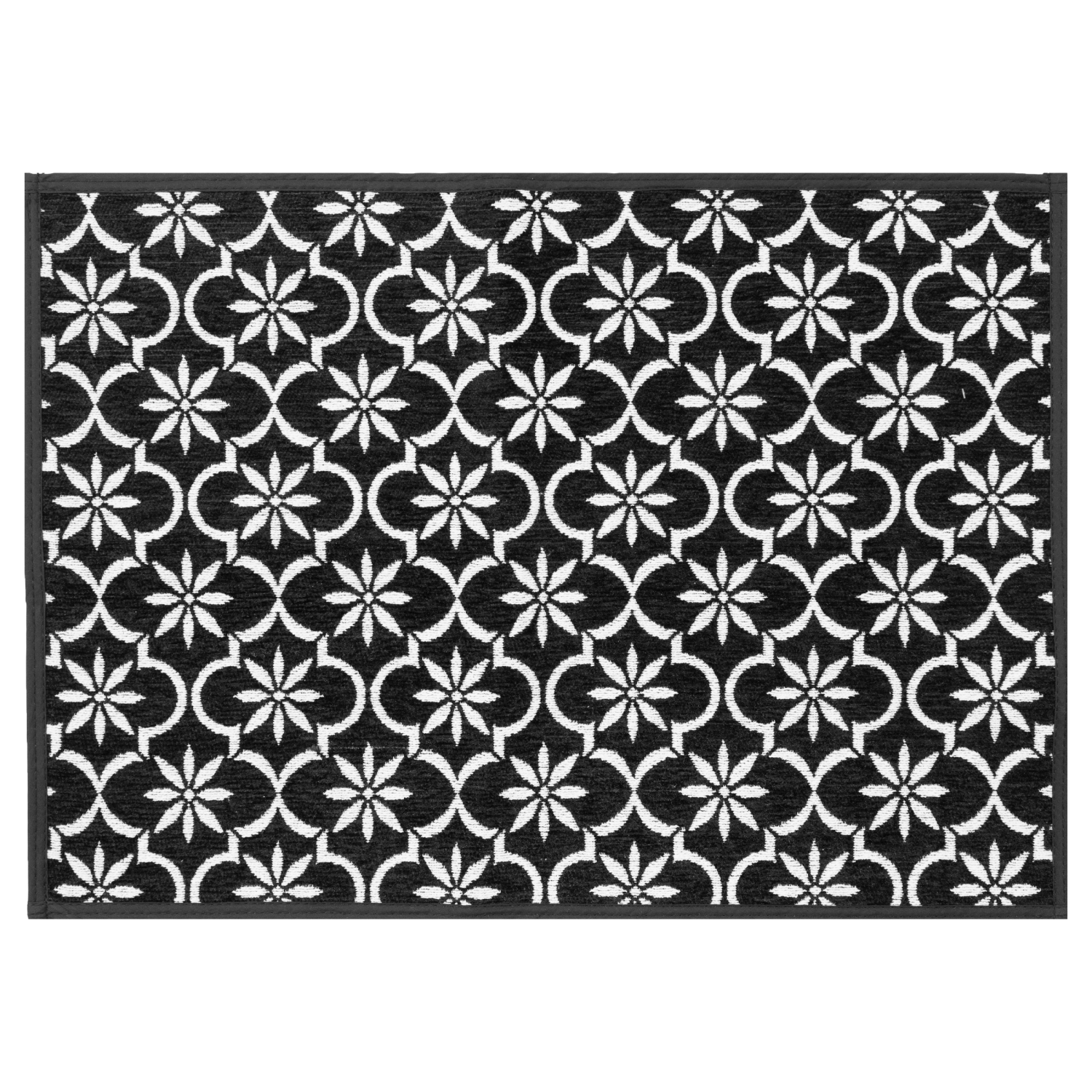 slide 1 of 2, Room & Retreat Farmhouse Geometric Chenille Rug, 19 in x 27 in, 1 ct
