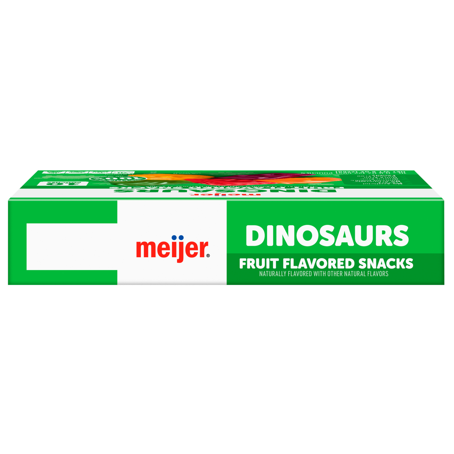 slide 5 of 5, Meijer Dinosaur Fruit Flavored Snacks, 10 ct