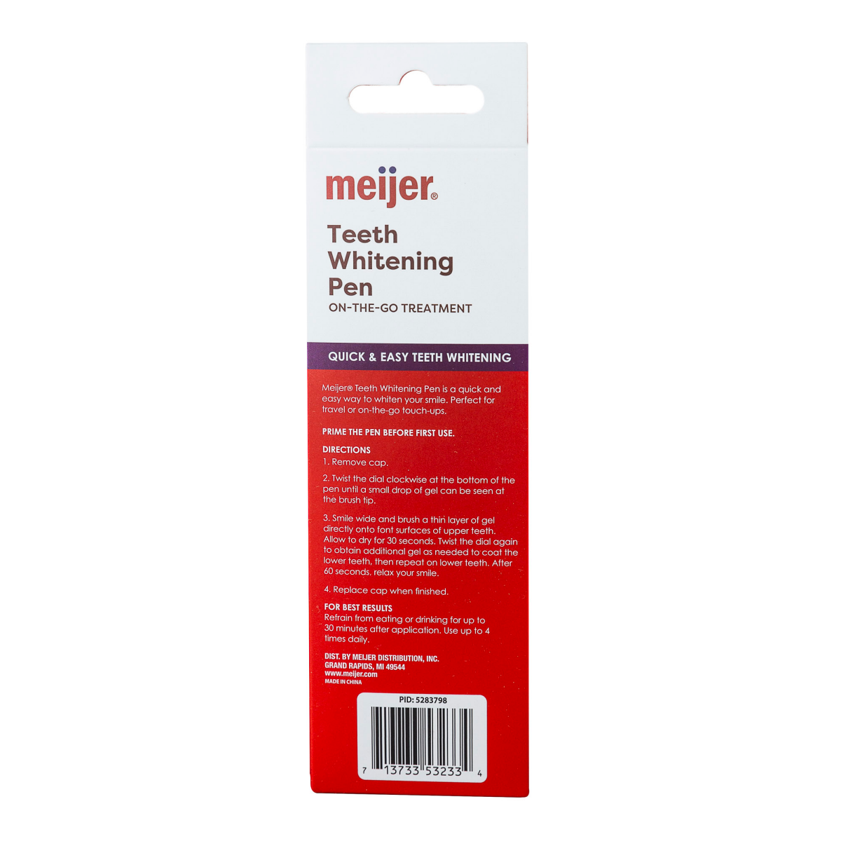slide 2 of 2, Meijer Whitening Pen, 2 ct