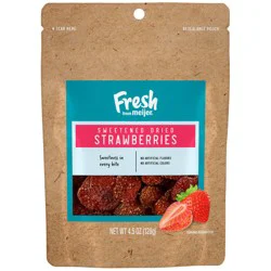Fresh From Meijer Sweetened Dried Strawberries, 4.5 Oz