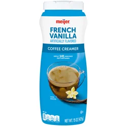 Meijer French Vanilla Coffee Creamer