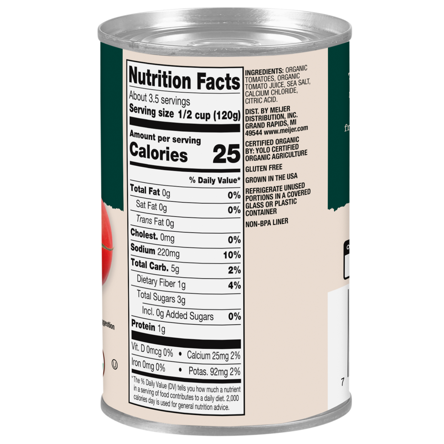 slide 3 of 3, True Goodness Organic Diced Tomatoes 14.5oz, 14.5 oz