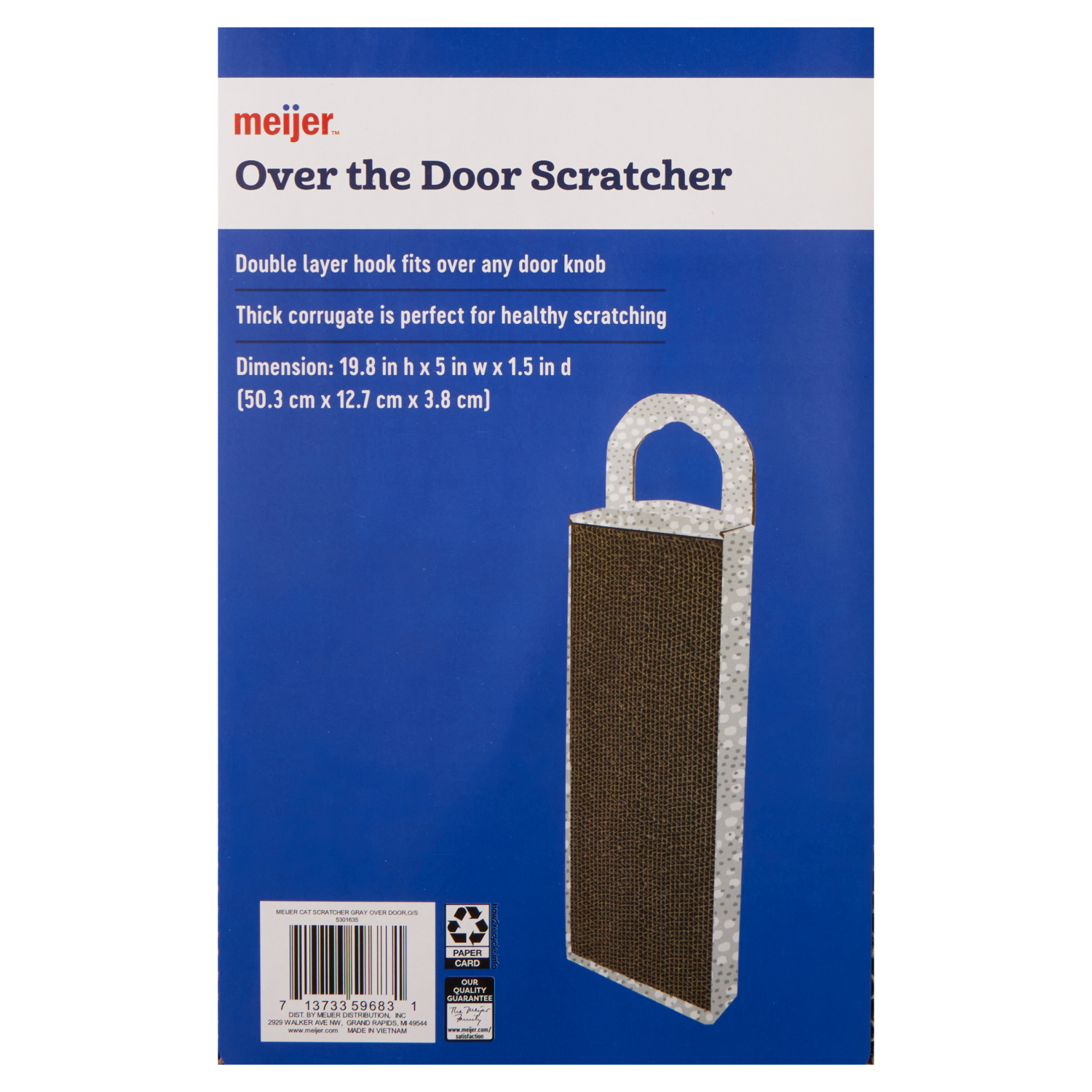 slide 2 of 4, Meijer Multi-Colored Over the Door Scratcher, 1 ct
