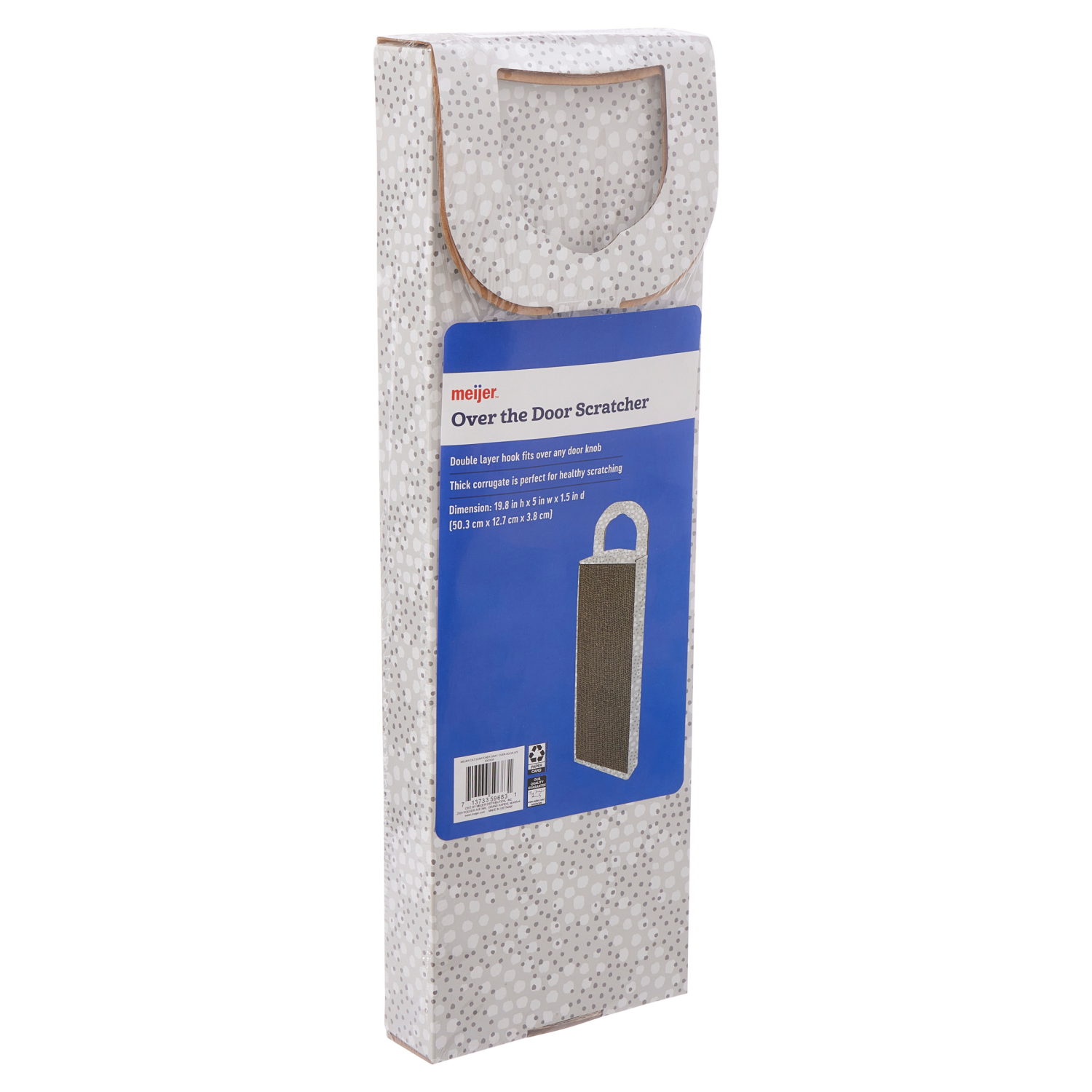 slide 3 of 4, Meijer Multi-Colored Over the Door Scratcher, 1 ct