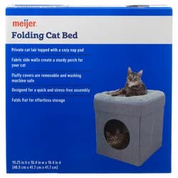 Meijer Gray Folding Cat Bed