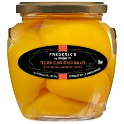 Frederik's By Meijer FREDERIK's PEACH HALVES WITH AMARETTO - 19.4 oz