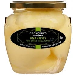 Frederiks By Meijer Frederiks Pear Halves With Vanilla - 19.4 oz