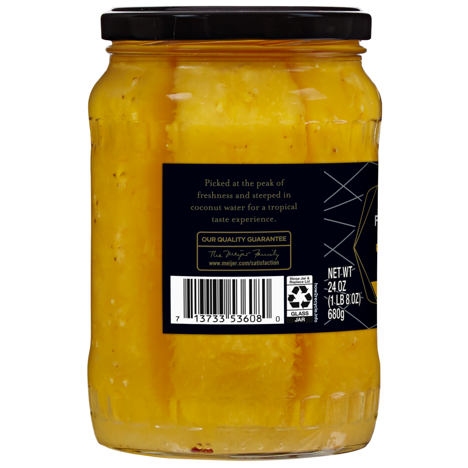 slide 2 of 3, Frederik's By Meijer FREDERIK's PINEAPPLE SPEAR IN COCONUT WATER 24 OZ, 24 oz