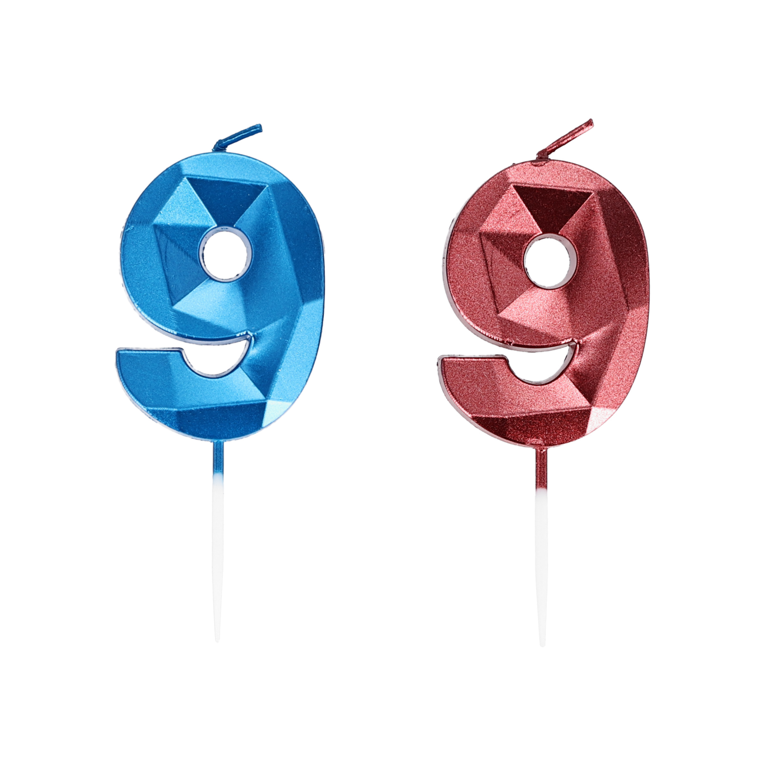 slide 2 of 2, Meijer Birthday Candle, Number 9, 1 ct