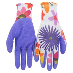 Lawnscapes Latex Purple Dip Floral Pattern S/m