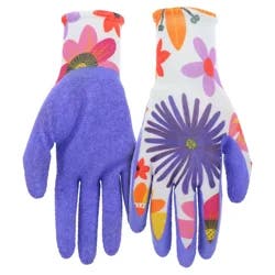 Lawnscapes Latex Purple Dip Floral Pattern S/m