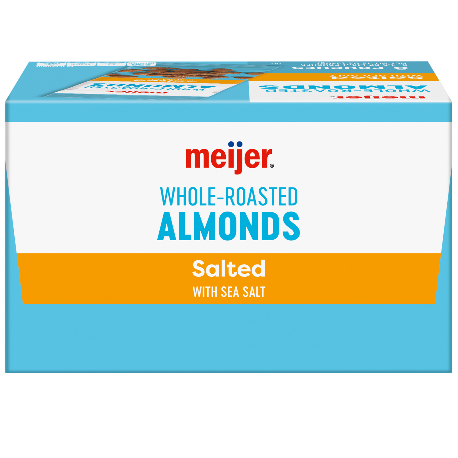 slide 8 of 8, Meijer Roasted & Salted Almonds Multipack - 8 ct, 8 ct