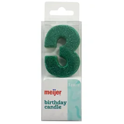 Meijer Birthday Candle, Number 3