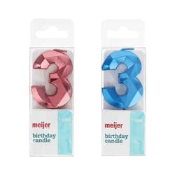 Meijer Birthday Candle, Number 3