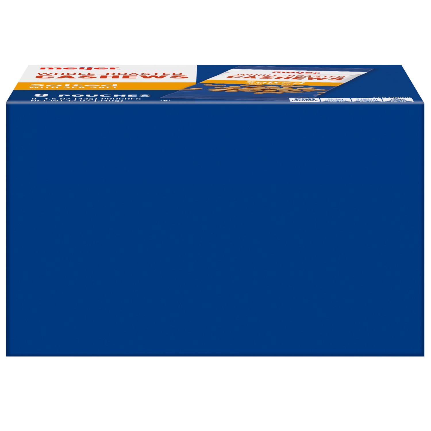 slide 3 of 8, Meijer Roasted & Salted Cashews Multipack, 8 ct