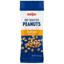 Meijer Roasted & Salted Peanuts - 1.5 oz