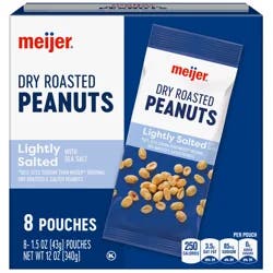 Meijer Roasted & Lightly Salted Peanuts Multipack
