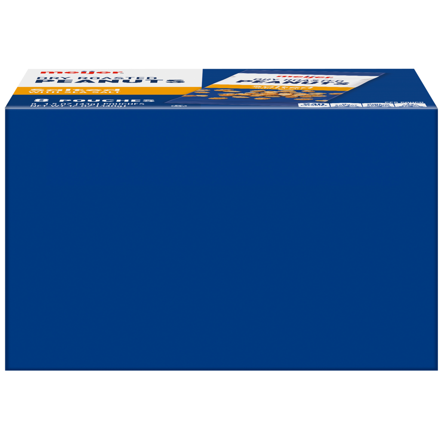 slide 3 of 8, Meijer Roasted & Salted Peanuts Multipack, 8 ct