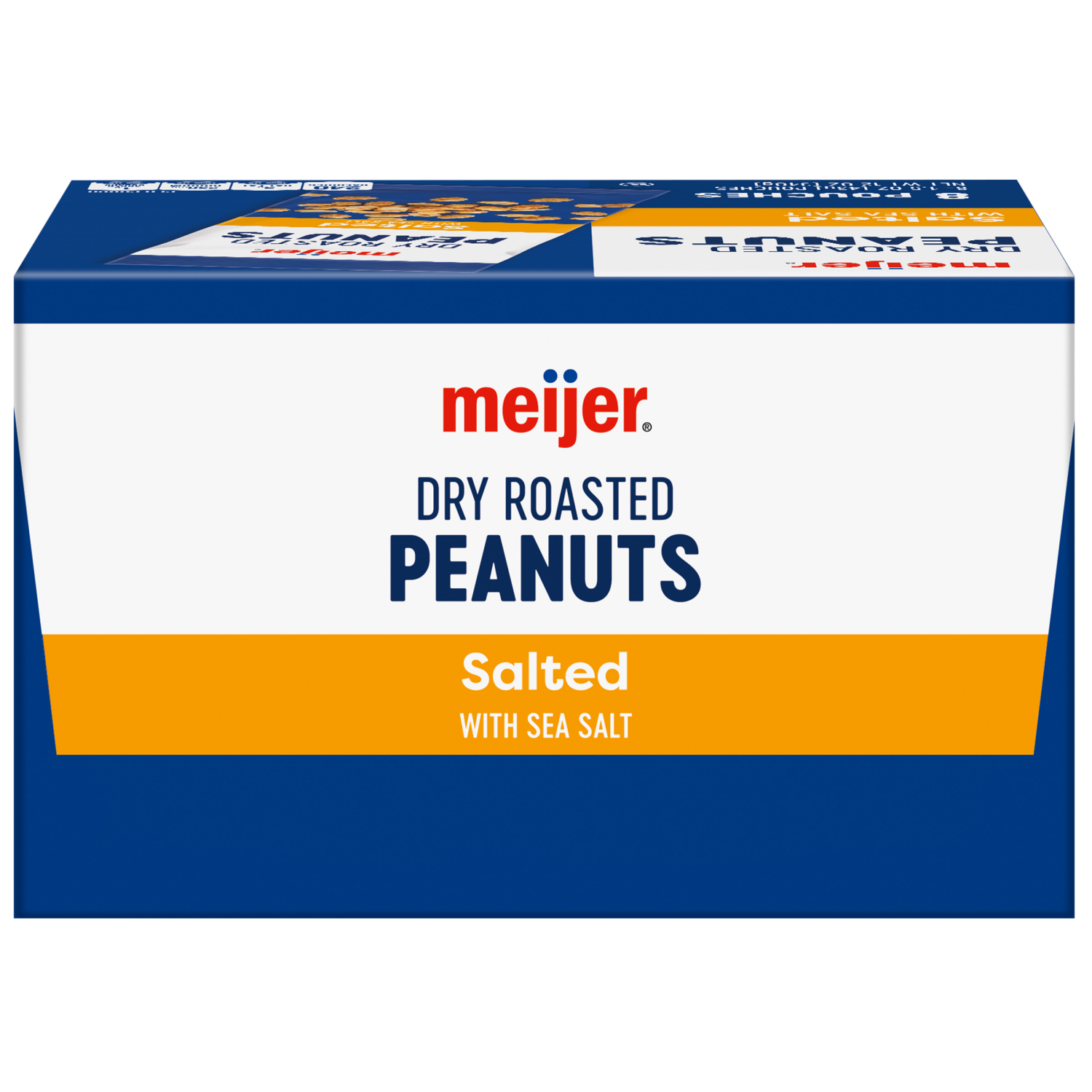 slide 8 of 8, Meijer Roasted & Salted Peanuts Multipack, 8 ct