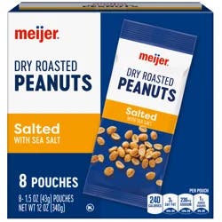 Meijer Roasted & Salted Peanuts Multipack