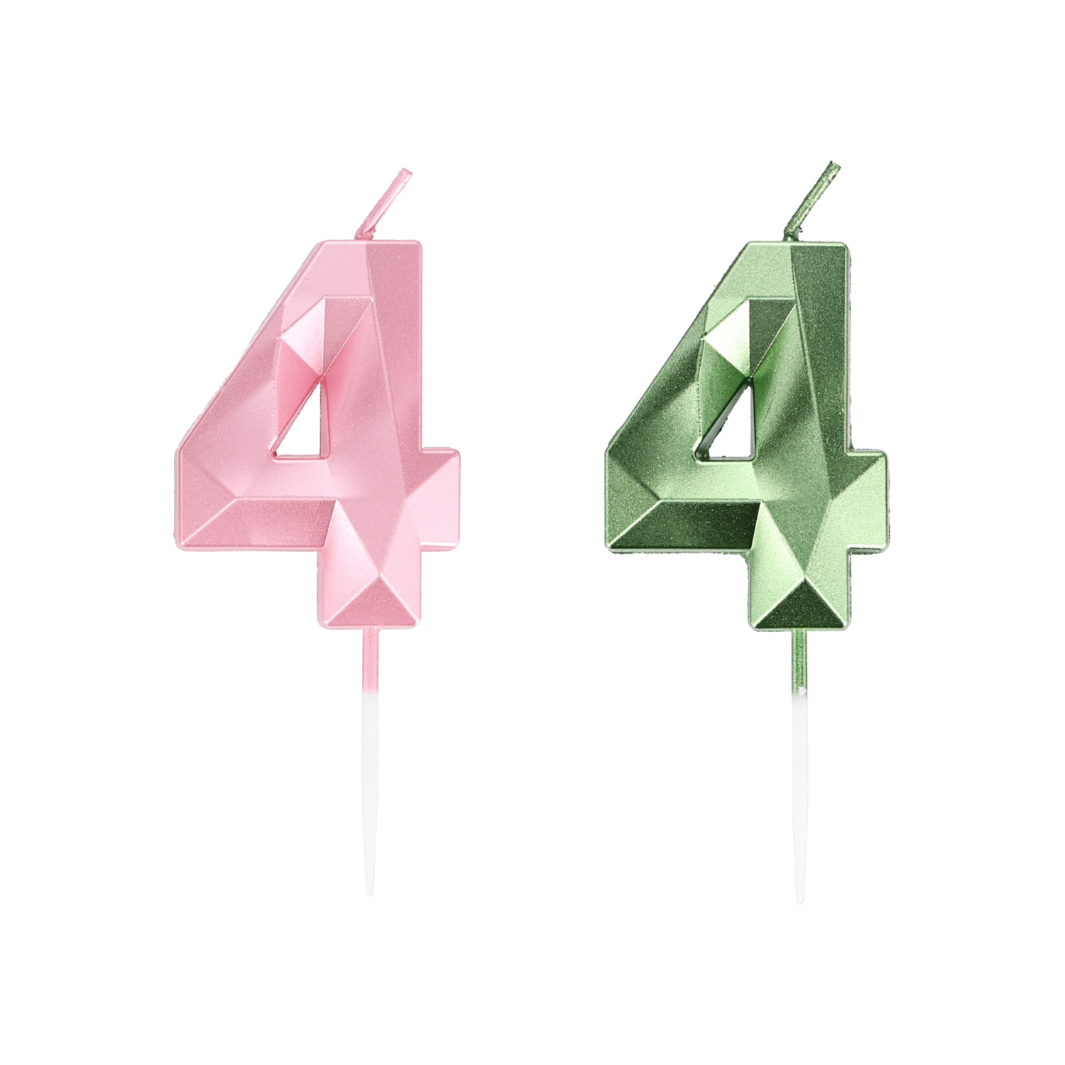 slide 2 of 2, Meijer Birthday Candle, Number 4, 1 ct