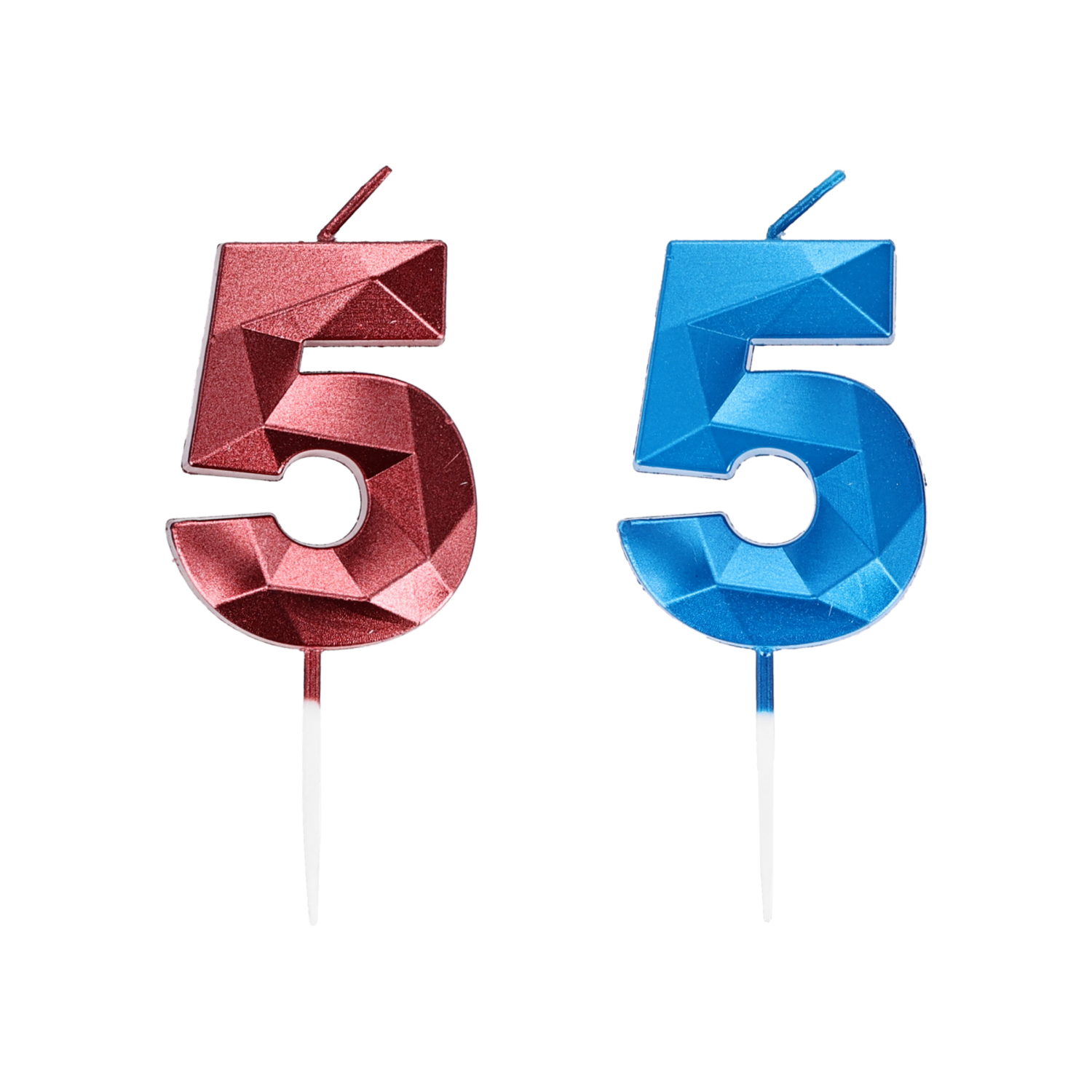 slide 2 of 2, Meijer Birthday Candle, Number 5, 1 ct